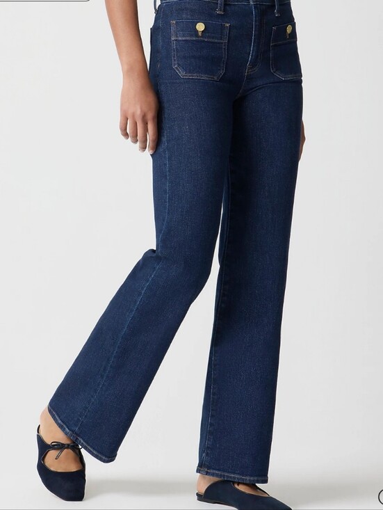 J. Crew Denim - NEW J Crew Slim Wide Leg Jeans 28 Sailor Premium Denim Summer Style